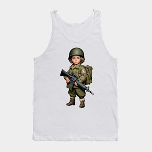 The Little Girl and a Gun Tank Top